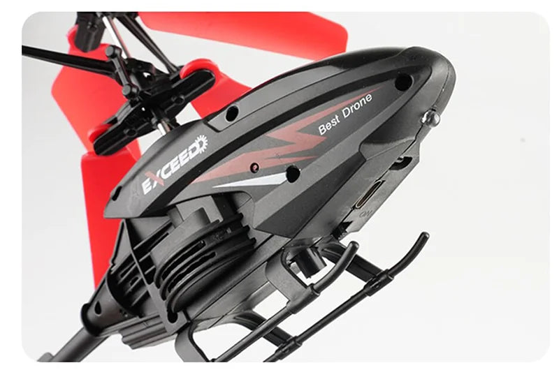 2 Channel Gesture Control Suspension Helicopter RC Remote Induction Aircraft With Charging LED Light Toy for Boys