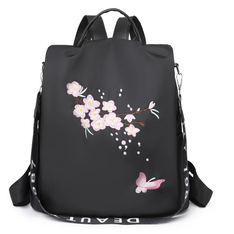 Waterproof Oxford Backpack Fashion Anti-theft Women Backpacks Print School Bag High Quality Large Capacity Backpack