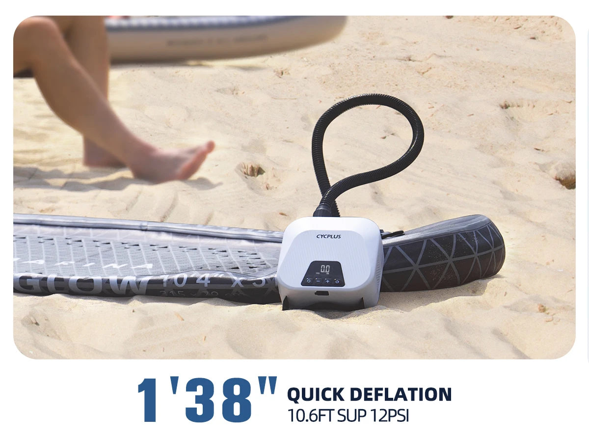 D14PRO 20PSI Electric SUP Inflation Pump 38.48Wh Battery for Sup Board Surfing Kite Inflatable Tent Boat  Air Mattress