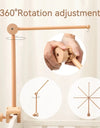 Baby Bed Bell Music Box Hanging Toys Wood Grain 360° Rotary Newborn Infant Crib Mobile Musical Box 0 12 Months Baby Rattles Toys