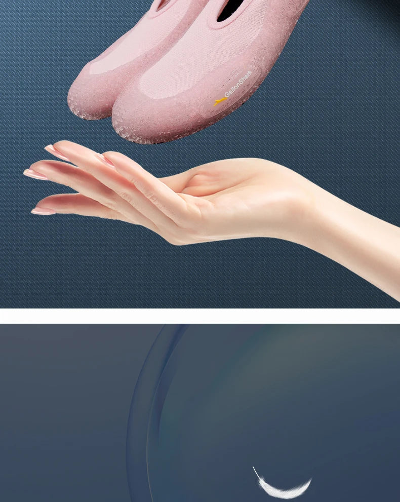 Silent Indoor Gym Yoga Jump Rope Dance Anti slip Shock Absorbent Soft Bottom Lightweight Breathable Sports Shoes