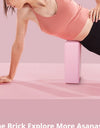 Yoga Bricks Training Exercise Fitness Tool Yoga Bolster Pillow Cushion Stretching Body Shaping Blocks Gym Blocks Foam Brick