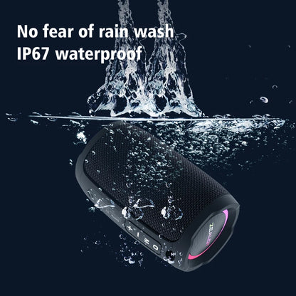 Portable Bluetooth Speaker 20W IPX7 Waterproof Powerful Sound Box Bass Boost Dual Pairing TF, TWS, USB