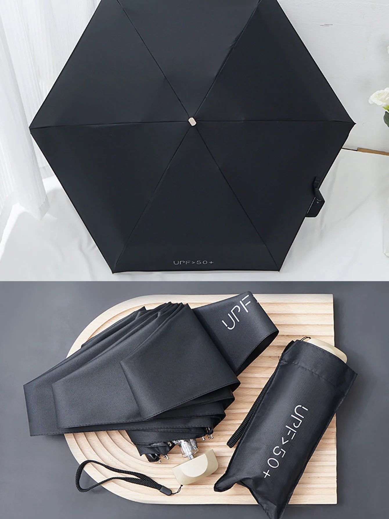 Outdoor Mini Folding Sun Umbrella with UV Protection Ultralight Compact Design