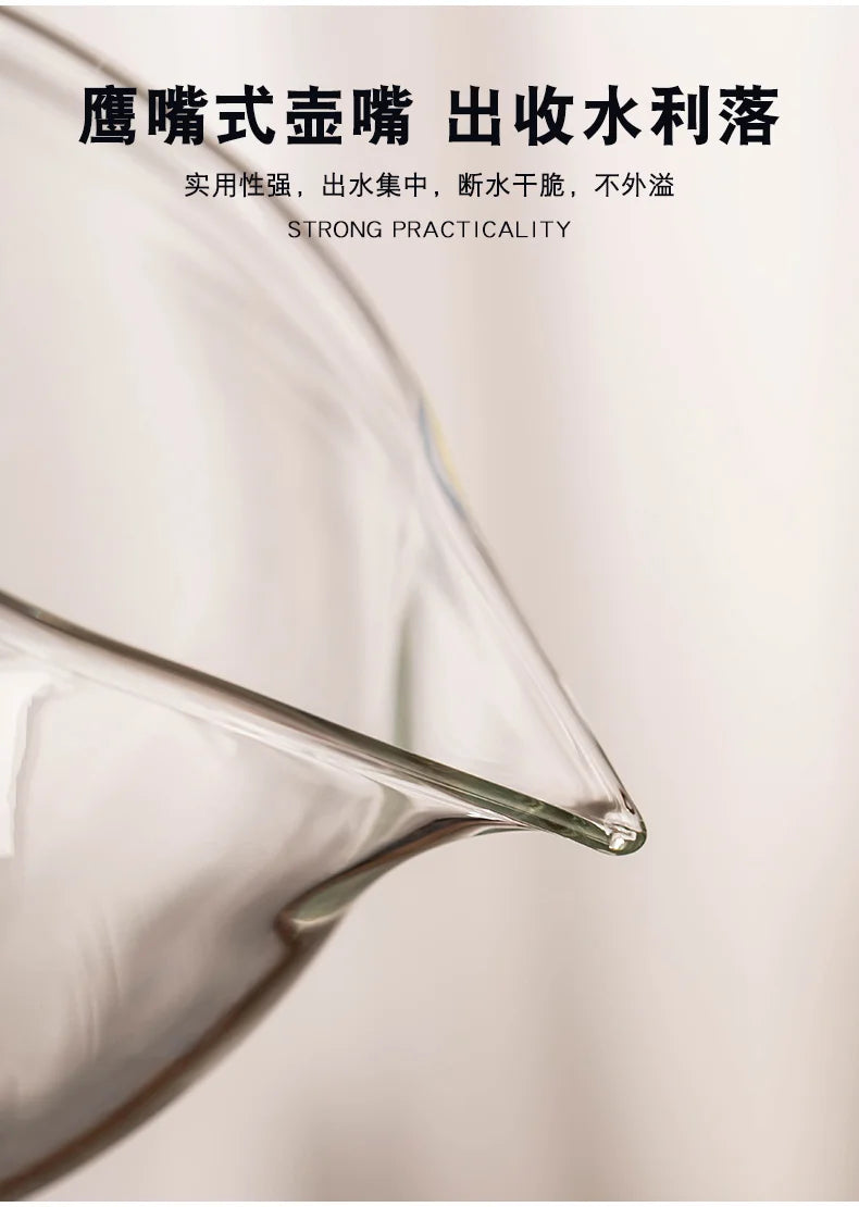 Glass Automatic Tea Set for Household Light Luxury High-end Teacup  Teapot Lazy Tea Maker