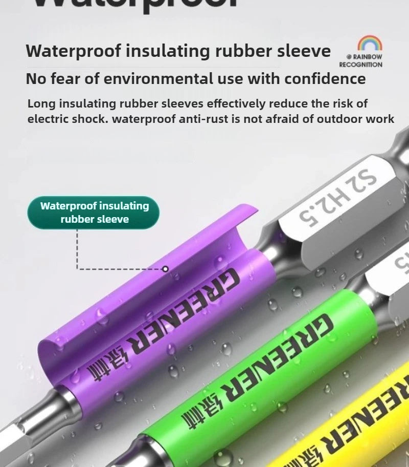 Hexagon socket Bit set Impact Drill Bits, Hex Head Tungsten Steel Screwdriver Bits Suit 1/4 Inch Hexagonal Shank