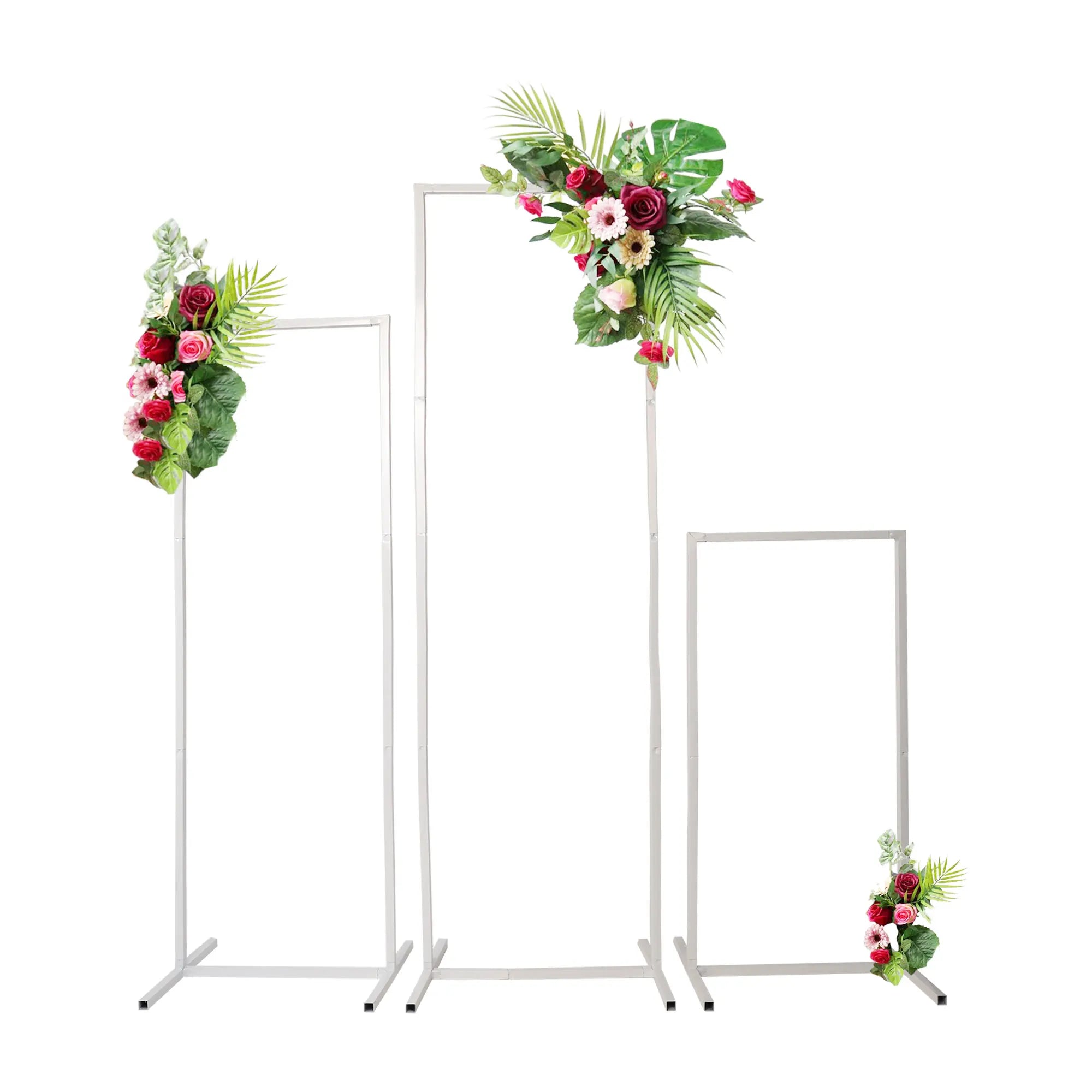 Wedding Arch Metal Iron Backdrop Stand Wedding Floral Decoration Props Birthday Party Balloon Arch Backdrop Stand  Shower
