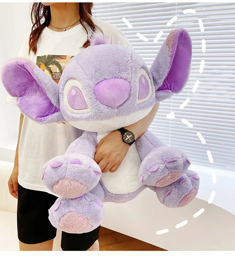 Disney Cartoon Purple Stitch Doll Star  Kawaii Plush Toy Girl's Birthday Doll Girlfriend Valentine's Day Gift 25cm/30cm/45cm