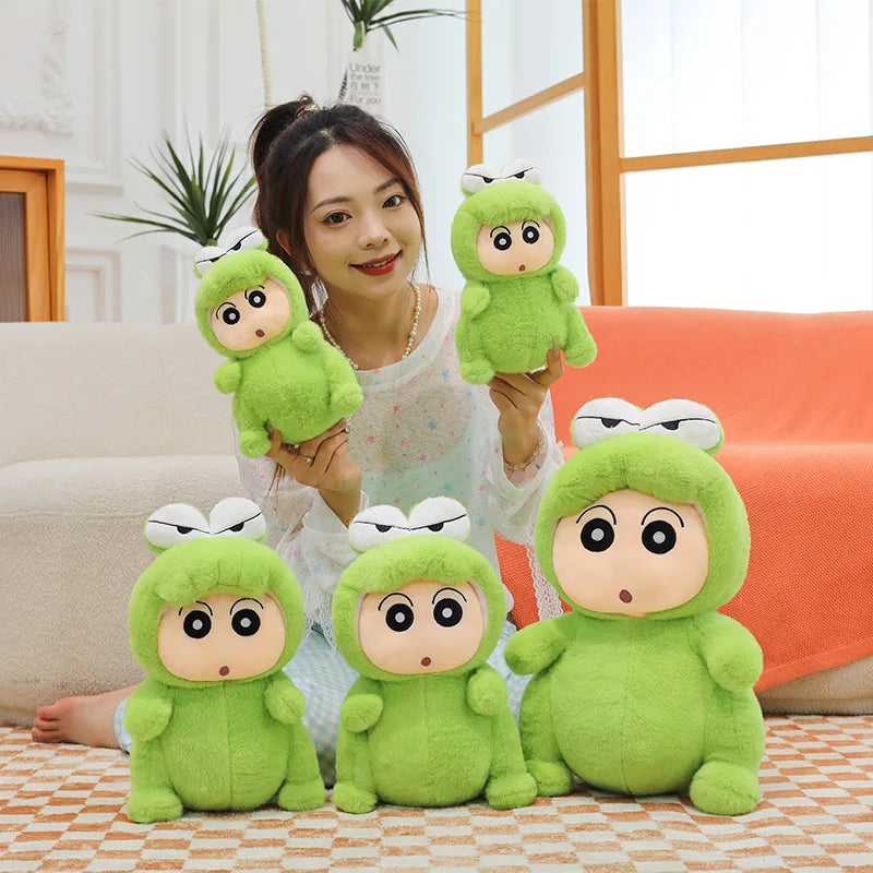 Green Crocodile Plush Toy Soft Cuddly Throw Pillow