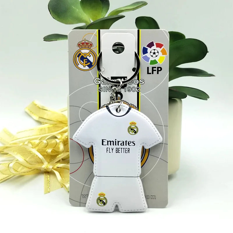 Football Jersey Keychain Soccer Team Shirt Bag Charm Sports Souvenir