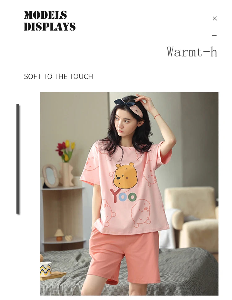 Women’s Winter Corduroy Cotton Pajama Set – Cute, Comfortable, Loose Long Sleeve Loungewear