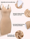 Full Slip Shapewear Women Dress V Neck Bodycon Underwear Smooth Compression Body Shaper Slimming Waist Abdomen Belly Corset
