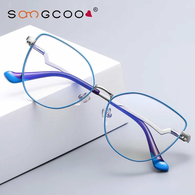 HONGMEI lunette Prescription glasses for women 's grade glasses Reading Eye in trend myopia Blue light filter 3043