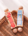 Baby Wooden Rotating Jigsaw Puzzle Hand bell Toy Baby Mobile Musical Rattle Toy Montessori Puzzle Game For Babies