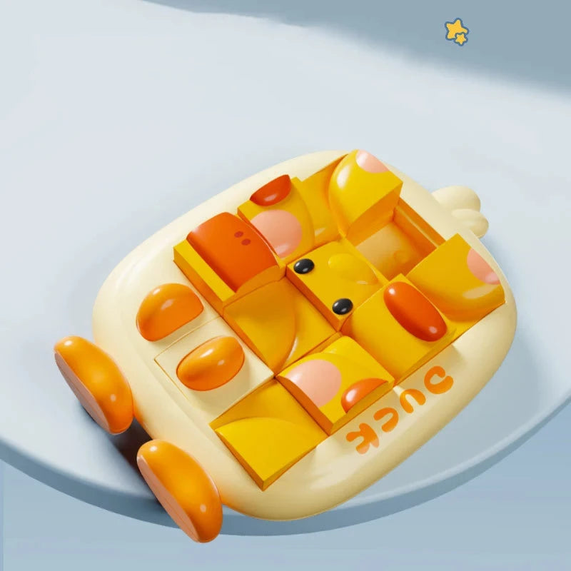 3D Cartoon Animal Huarong Road Slide Puzzle Games  Board Game Thinking Training Nine Grids Educational Puzzles Toys
