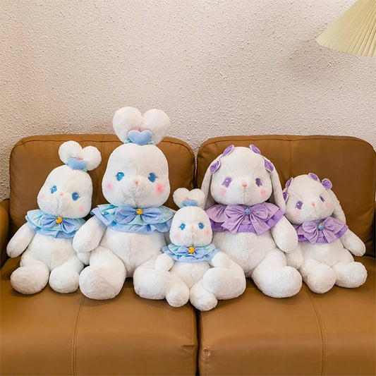 Kawaii Rabbit and Bear Plush Toy Soft Stuffed Doll Pillow