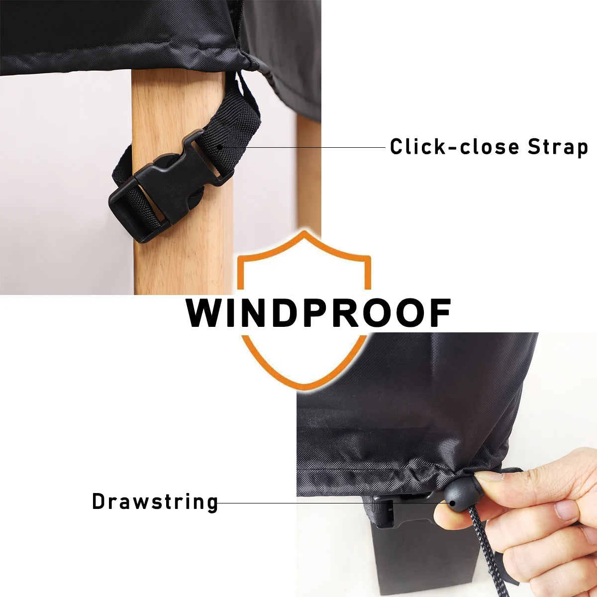 L Shape Corner Outdoor Sofa Cover Waterproof Rattan Corner Furniture Cover V Shape Sofa Table Chair Protective Dust Covers