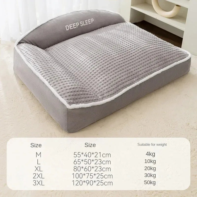 Corduroy Winter Pet Bed Sofa Blanket for Dogs and Cats