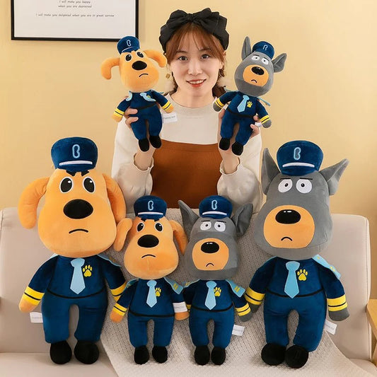 30cm Cute Sheriff Labrador Dog Plush Toy Soft Stuffed Animal
