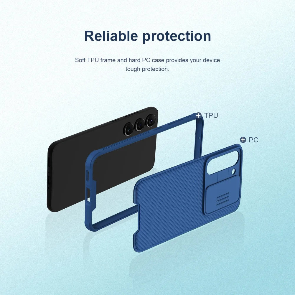 Cam Shield Pro Case For Samsung Galaxy SM227 + Plus Ultra Camera Slider Protection luxury TPU + PC Shockproof Back Cover