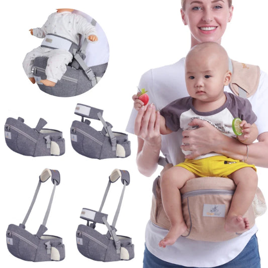 Ergonomic  Carrier Portable   Hip Seat Waist Stool Sling Front Facing Kangaroo  Wrap Carrier For  Gear