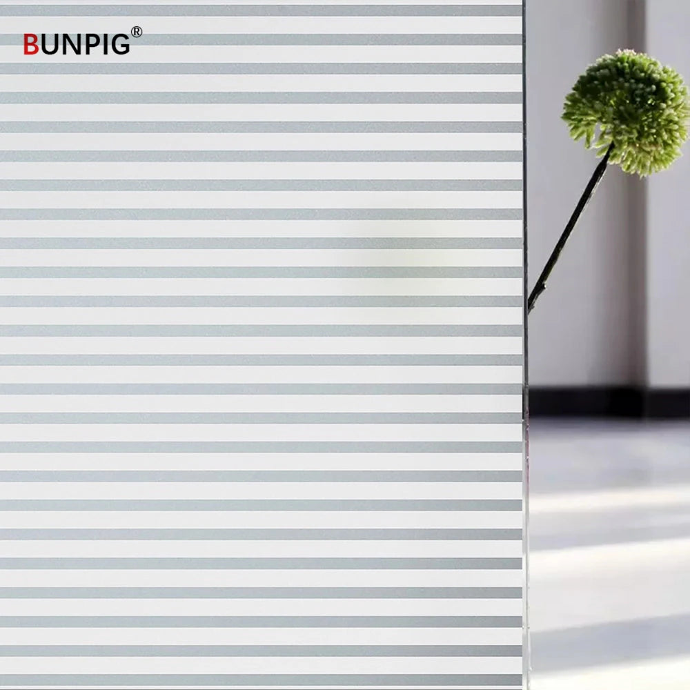 Window Film Privacy, Stained Glass Film, Frosted Opaque Glass Clings, Sun Blocking Vinyl Window Stickers for Door Home Office