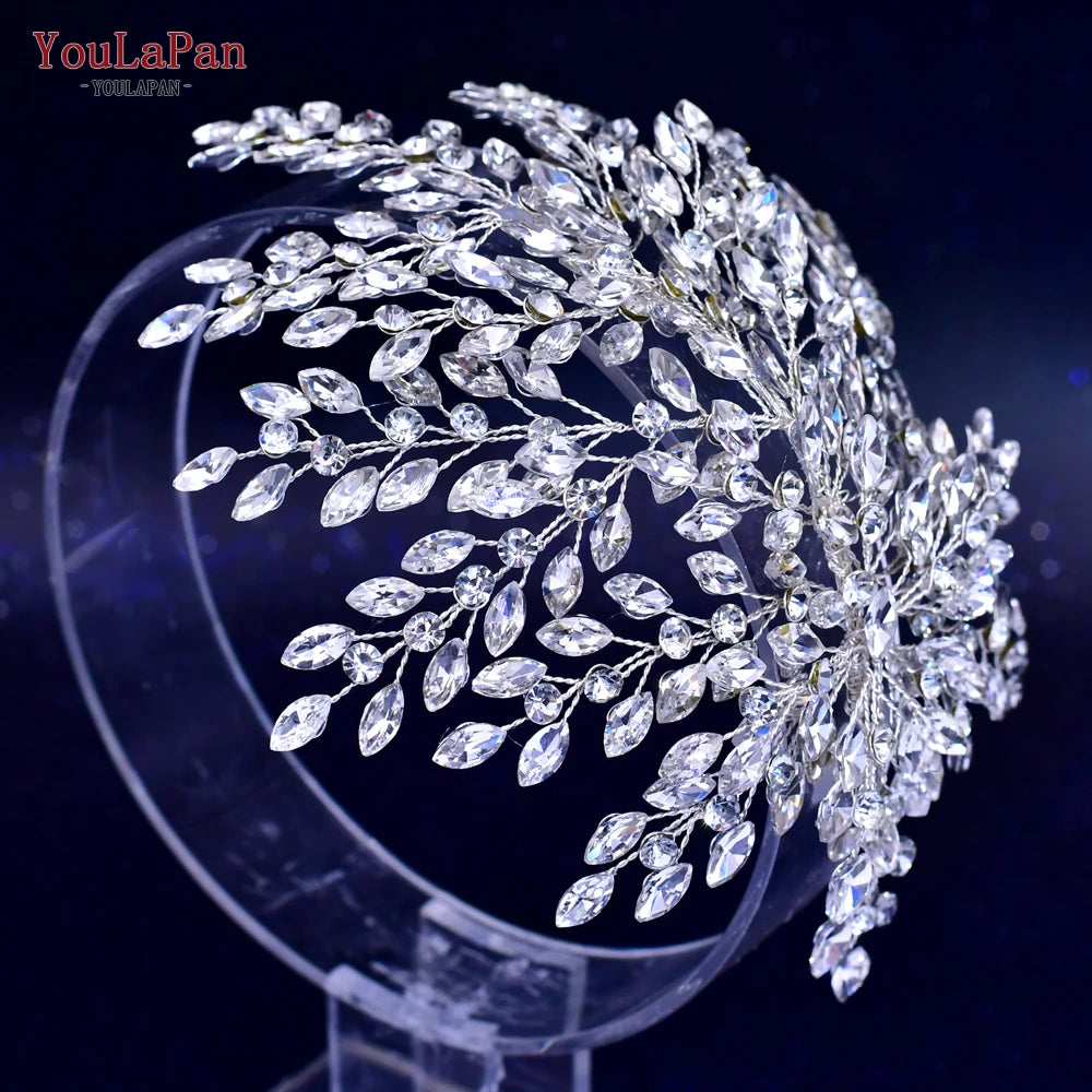 Rhinestone Bridal Hair Piece Bling Wedding Bridesmaid Headwear Hair Accessories