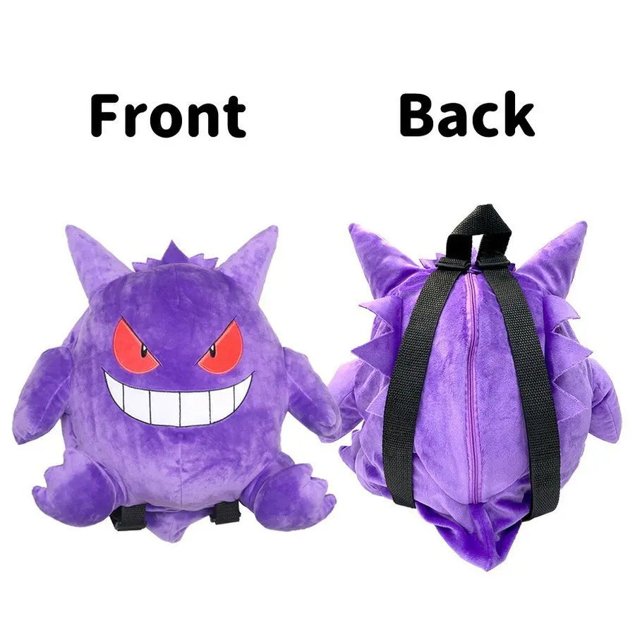 Kawaii Pokemon Plush Backpack Soft Cartoon Shoulder Bag