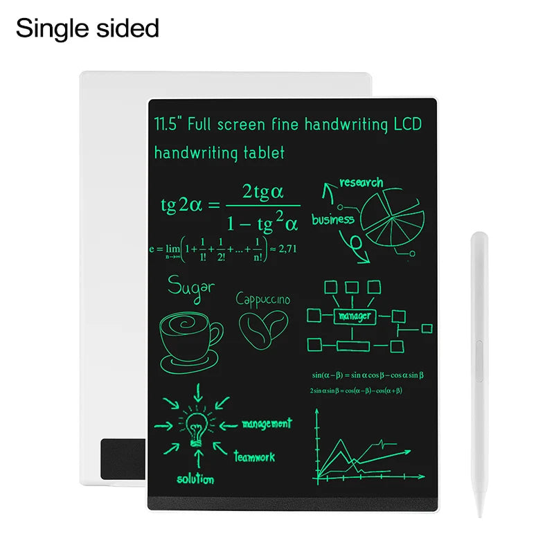 11.5 Inch Full Screen Electronic Drawing Board for  Erasable Magic Blackboard Writing Tablet Graffiti Painting Learn Pad