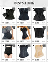 Latex Corset Body Shaper Waist Trainer Cincher Zipper Under bust Weight Loss Slimming Shapewear Hourglass Belt Women