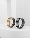 R02 Smart Ring Military Grade Titanium Steel Shell Health Monitoring IP68 & 3ATM Waterproof Multi-sport Modes