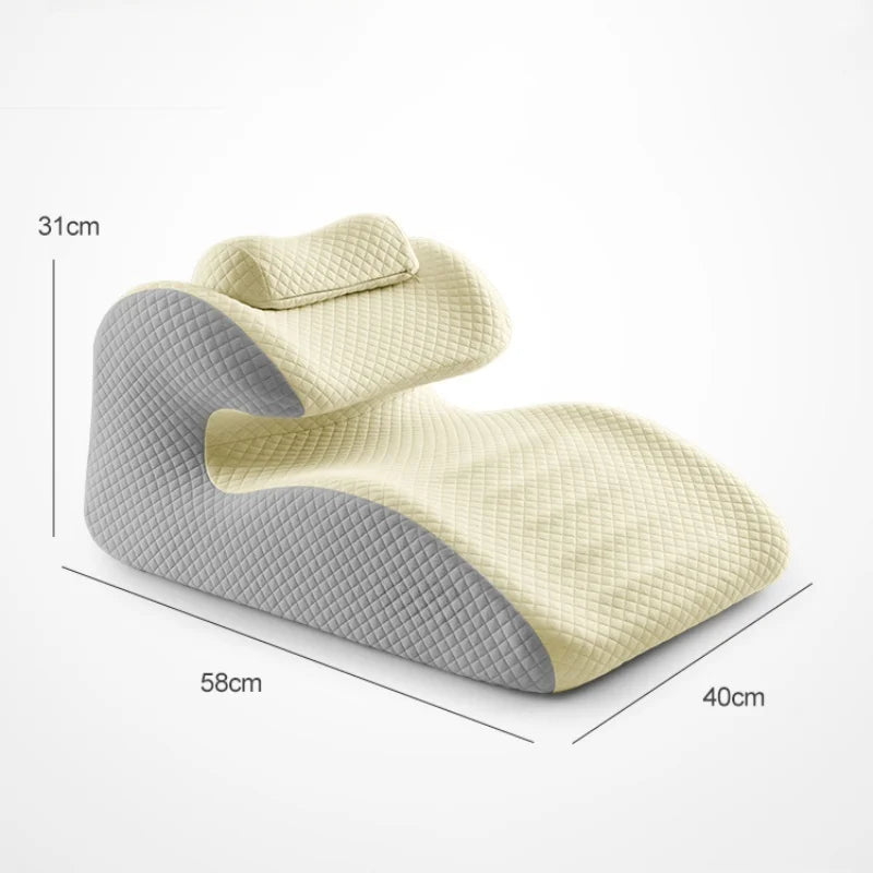 Memory Foam Bed Wedge Pillow Incline Support Cushion For Relief Pregnancy Home Sleeping Pillow Elderly Back Rest Pillow