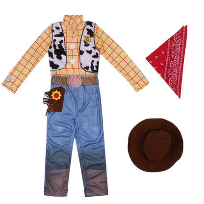 Cowboy Woody Toy Story Children's Cos Cartoon Character Animation Character Halloween Costume Anime Cosplay