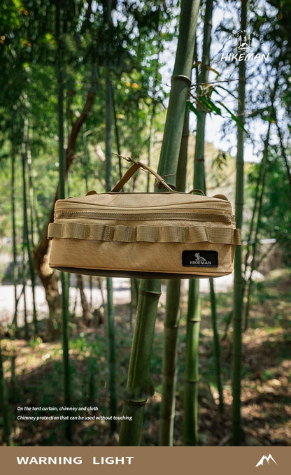 Multifunctional Outdoor Tableware Storage Bag Camping Tableware Gas Tank Portable Anti-Collision Storage Bag Picnic Bag