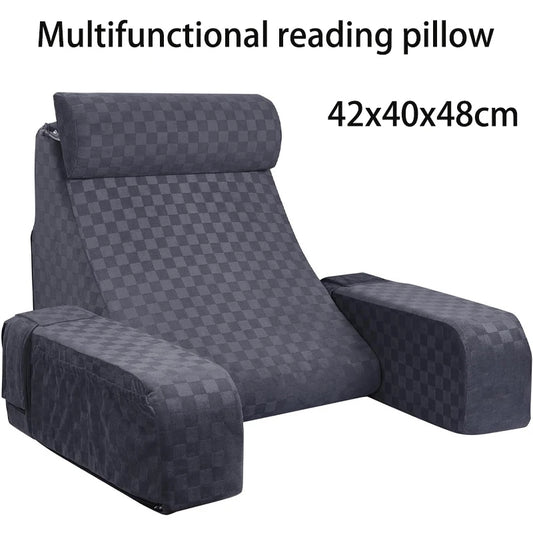 Home Bed Reading Pillow Cushion Adjustable Adult Headrest Pillow Perfect for Watching TV Reading Gaming or Resting Decoration 이불