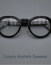 Retro Round Spectacle Luxury Acetate Eyewear Small Size Eyeglasses Optical Prescription Frames