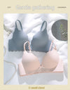 Women’s Brand Low-Cut Push-Up Bra – Soft, Comfortable Wireless Fashion Bralette