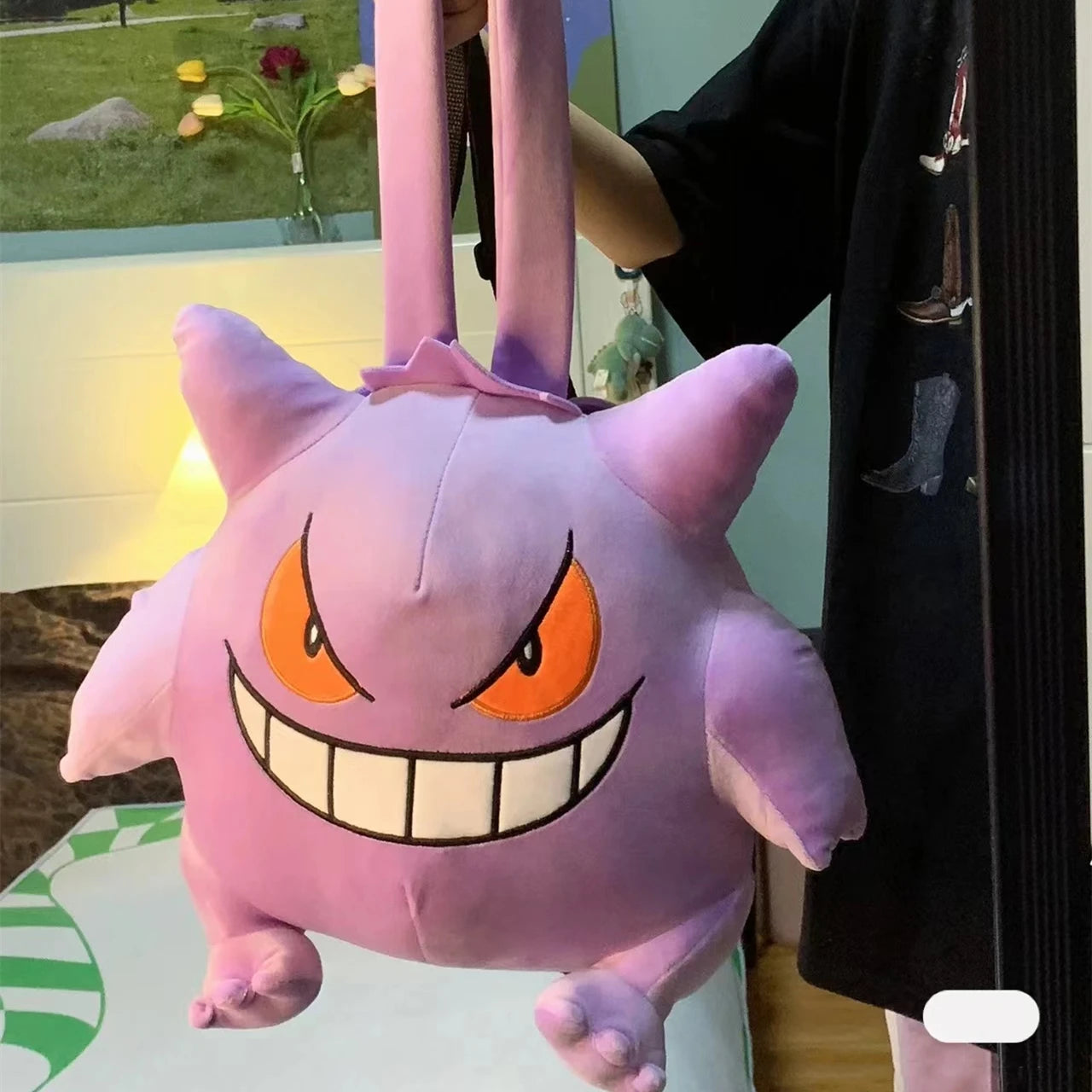 Kawaii Pokemon Plush Backpack Soft Cartoon Shoulder Bag