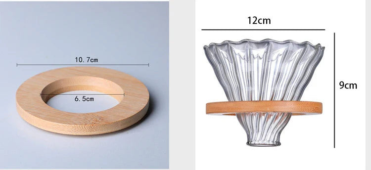 300/500/700ml Glass Coffee Pot With Filter Drip Brewing Hot Brewer Cloud Shaped Kettle Coffee Brewer Utensils Clear Teapot