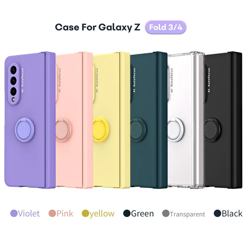 Car Mounted  Bracket Phone Case For Samsung Z Fold 2 3 4 5 Anti Fall All Inclusive Phone Protection Case