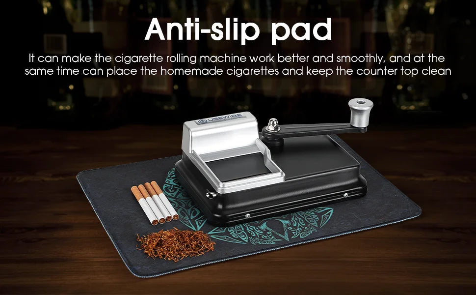 Portable Home Manual Tobacco Rolling Machine,Suitable for 0.31 Inch/8mm Diameter Pipes and Most Cigarette Tubes