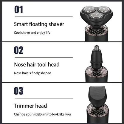 Xiaomi Electric Shavers for Men Waterproof Electric Trimmer Razor Wet & amp Dry Use Rechargeable Battery Rotary Shavers