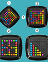 Rainbow Ball Puzzle Magic Chess Board Games Elimination Training Colorful Interactive Jigsaw Montessori Set Educational toys