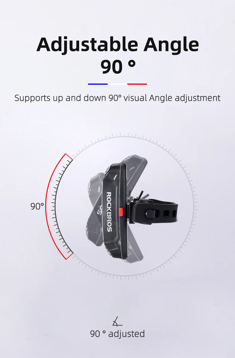 Bicycle Rear Light 500mAH USB Rechargable LED Lamp Bike Tail Light Warning Seatpost Riding Cycling Taillight