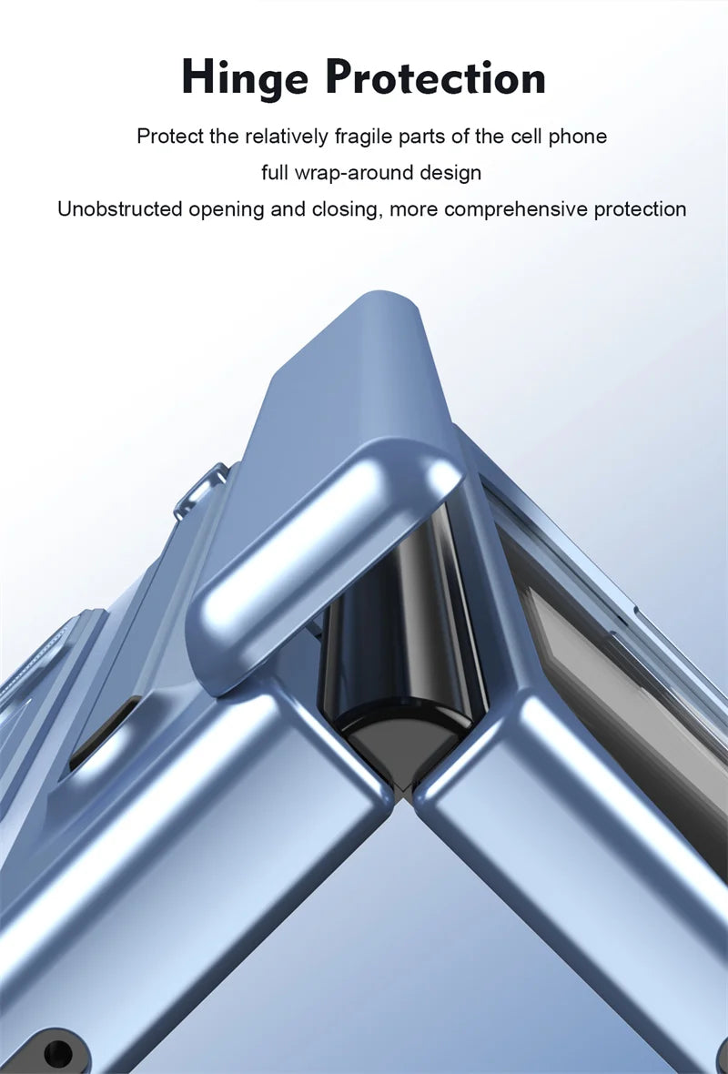 Electroplated Frosted lens Protection Tempered Glass Film Phone Case for Google Pixel 9 Pro Folding Hinge Phone Case