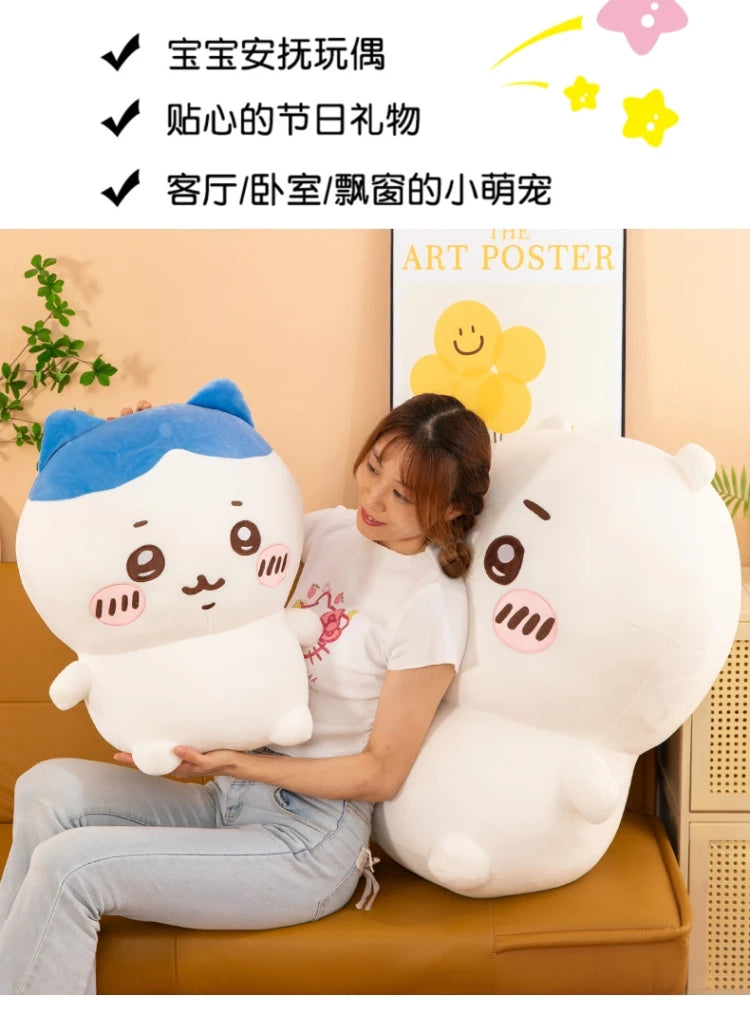Cute Rabbit Bear Character Plush Toy Soft Pillow Cushion