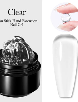 15ml Non Stick Hand Extension Gel Nail Polish Carving Flower Nail Art Shaping Solid Acrylic Nail Gel Varnish