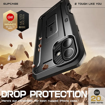 For iPhone 16 Case 6.1" (2024) UB Pro Full-Body Heavy Duty Rugged Phone Case with Built-in Screen Protector