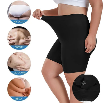 Seamless Safety Pants High Waist Abdominal Women Pants Postpartum Body Shaper Comfort Boxer Briefs Skirt Shorts XL-4XL Underwear