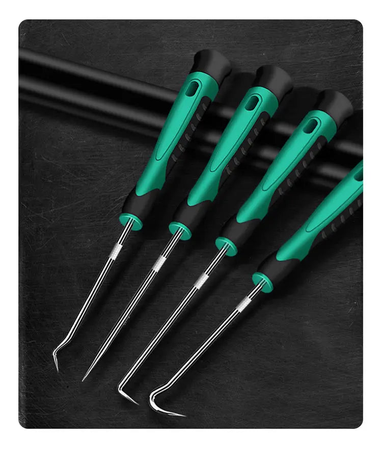 Car Auto Vehicle Oil Seal Screwdrivers Set O-Ring Seal Gasket Puller Remover Pick Hooks Tools Sealing Repair Tools 16cm 4Pcs